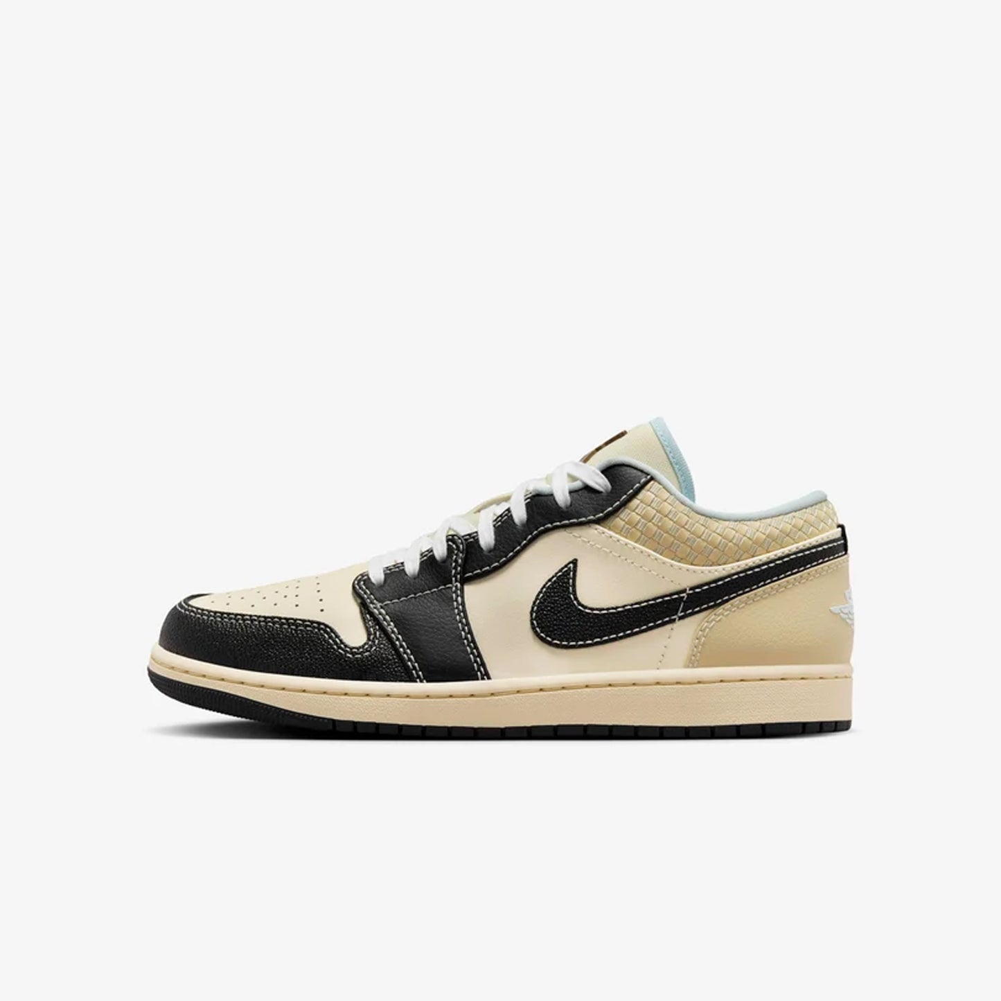 Air Jordan 1 Low "Coconut Milk Black Muslin"