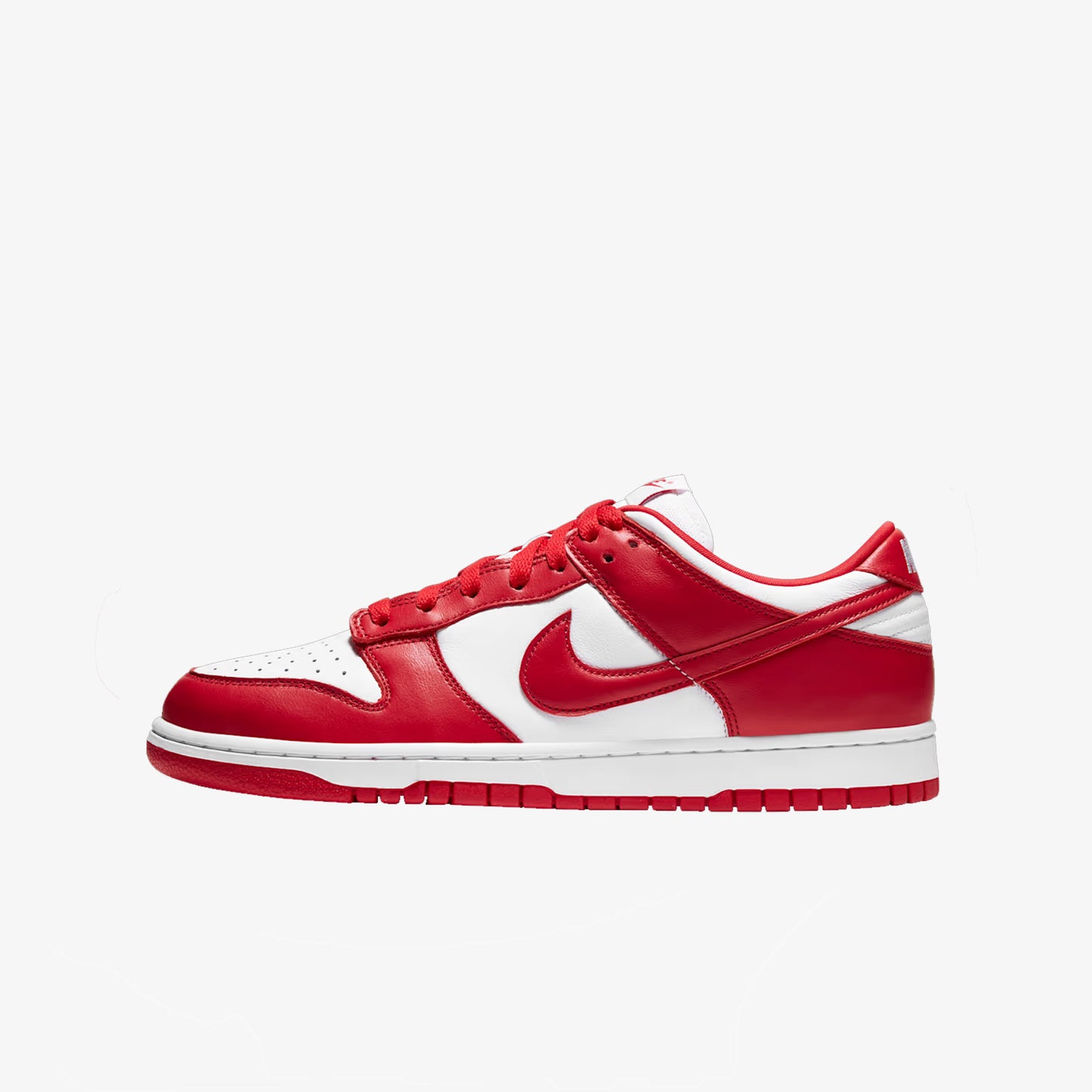 Nike Dunk Low "White and University Red"