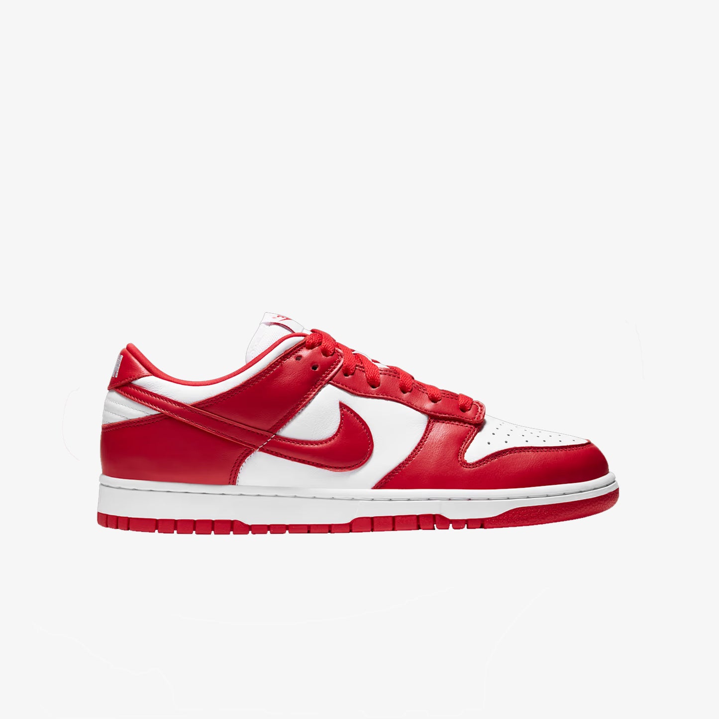 Nike Dunk Low "White and University Red"
